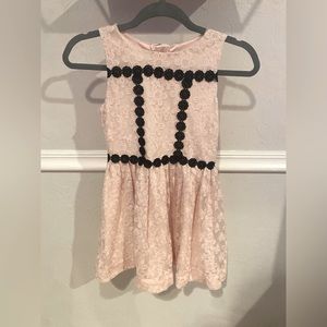 KATE SPADE lace flower overlay girls dress